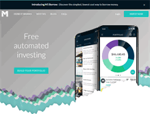 Tablet Screenshot of m1finance.com